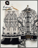 Vs Fashion 12083 E Pure Cambric Cotton Digital Print Cord Set