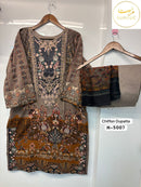 Mannat Clothing M 5007 Readymade Lawn Suits With Heavy Multiple Patches Work Suits