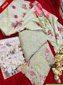 Ziaaz Designs 894 Cambric Cotton Very Heavy Embroidery Pakistani Kameez