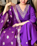 Sanskriti 8973 Viscose Chanderi With Sequence Coding Embroidery Work Kurti