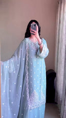 Astha AC 7057 Designer Wear Sequence Embroidery Work Suits