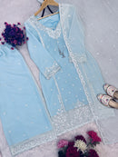 Astha AC 7057 Designer Wear Sequence Embroidery Work Suits