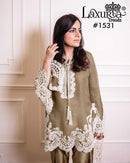 Laxuria Trendz 1531 Vichitra Designer Stylish Tunic Classic Embroidery Kurti Paird