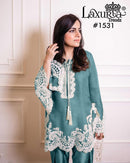 Laxuria Trendz 1531 B Vichitra Designer Stylish Tunic Classic Embroidery Kurti Paird