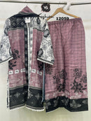 Vs 12059 Pure Cotton Print Pakistani Cord Set With Duppta