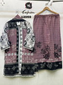 Vs 12059 Pure Cotton Print Pakistani Cord Set With Duppta