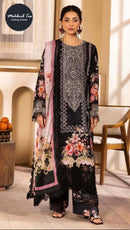 Mehboob Tex 1639 Pure Cotton Print With Embroidery Self Work Pakistani Suits