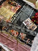 Mehboob Tex 1639 Pure Cotton Print With Embroidery Self Work Pakistani Suits