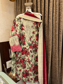 Maria B 7773 B Self Embroidery Cotton Beautiful Work Readymade Pakistani Suits