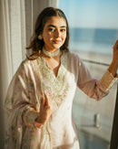 Lady Look 003 Designer Party Wear Pure Natural Crepe With Embroidery Work Suits