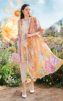 AL Zohaib Az 1280 Pure Cotton Print With Heavy Embroidairy Patches Work Pakistani Suits