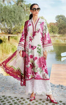 AL Zohaib Az 1284 Pure Cotton Print With Heavy Embroidairy Patches Work Pakistani Suits