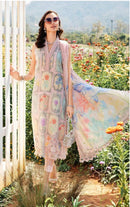 AL Zohaib Az 1285 Pure Cotton Print With Heavy Embroidairy Patches Work Pakistani Suits