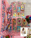 AL Zohaib Az 1285 Pure Cotton Print With Heavy Embroidairy Patches Work Pakistani Suits