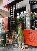 Jihan 3803 Pure Cotton Print With Exclusive 2 Embroidery Patches Work Pakistani Suits