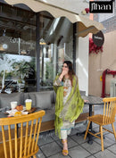 Jihan 3803 Pure Cotton Print With Exclusive 2 Embroidery Patches Work Pakistani Suits