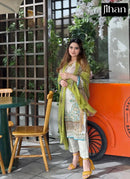 Jihan 3803 Pure Cotton Print With Exclusive 2 Embroidery Patches Work Pakistani Suits