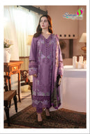 Saniya Trendz 25006 Cotton With Chikankari Embroidered Work Pakistani Suits