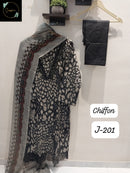 Sapphire Jazmin 201 C Readymade Lawn Suits With Heavy Multiple Patches Work Pret