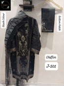 Sapphire Jazmin 201 F Readymade Lawn Suits With Heavy Multiple Patches Work Pret