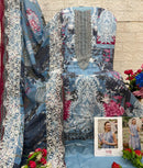 Taj Creations 602 Pure Cotton Print With Heavy Embroidery Work Pakistani Suits