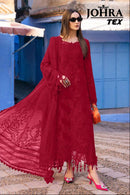 Johra Tex JT 173 B Cambric Cotton With Heavy Embroidery Work Pakistani Suits
