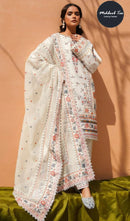 Mehboob Tex 1341 Cotton With Chikankari Embroidered Work Pakistani Suits