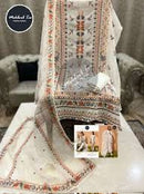 Mehboob Tex 1341 Cotton With Chikankari Embroidered Work Pakistani Suits