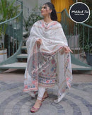 Mehboob Tex 1341 Cotton With Chikankari Embroidered Work Pakistani Suits