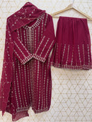 Astha Ac 7042 Festival Special Lunching New Sharara Pair With Dupatta Suits