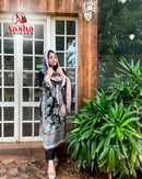 Aasha Designer 1167 Pure Cotton Print With Heavy Embroidery Exclusive Patch Work Pakistani Suits