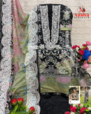 Aasha Designer 1167 Pure Cotton Print With Heavy Embroidery Exclusive Patch Work Pakistani Suits