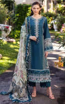 Al Zohaib Az 1243 Pure Cotton With Embroidery Work Pakistani Suits