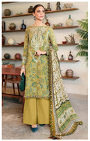 Al Zohaib Az 1278 Pure Cotton Print With Heavy Embroidery Patches Work Pakistani Suits