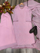 BE 170 C Trending Faux Georgette Cotton Thread Embroidered Work Suit