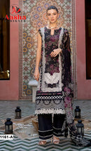 Aasha Designer 1161 A Pure Cotton Print With Heavy Embroidery Work Pakistani Suits