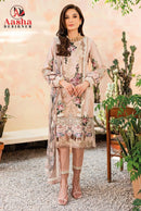 Aasha Designer 1009 Pure Cotton Print With Heavy Embroidery Work Pakistani Suits