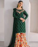 ZSR 3128 Designer Elegant Fox Georgette With Embroidered Work Suits