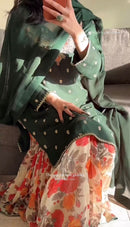 ZSR 3128 Designer Elegant Fox Georgette With Embroidered Work Suits