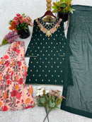 ZSR 3128 Designer Elegant Fox Georgette With Embroidered Work Suits