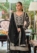 Eba Lifestyle 1870 Blish Chinon With Emboidery Work Party Wear Suits