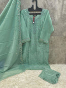 Hoor Tex HF 178 B Fox Georgette With Emboridery Work Readymade Pakistani Dress