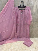 Hoor Tex HF 178 A Fox Georgette With Emboridery Work Readymade Pakistani Dress