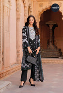 Mehboob Tex 1507 Pure Cotton Print With Embroideiry Self Work Pakistani Suits