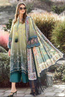 Hazzel Sana Safinaz 0130 Pure Cotton Printed And Embroidery Patches Work Pakistani Suits