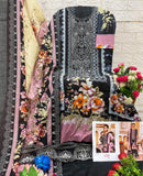 Taj Creations 616 Pure Cotton Print With Heavy Embroidery Patches Work Pakistani Suits