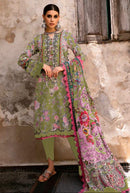Taj Creations 618 Pure Cotton Print With Heavy Embroidery Patches Work Pakistani Suits