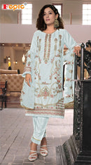 Fepic IR 21016 A Organza Embroidered With Heavy Khatli Works Pakistani Suits