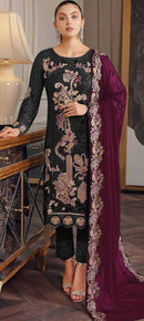 Al Khushbu 5028 A Georgette With Heavy Embroidered Worked Pakistani Suits