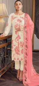 Al Khushbu 5028 D Georgette With Heavy Embroidered Worked Pakistani Suits